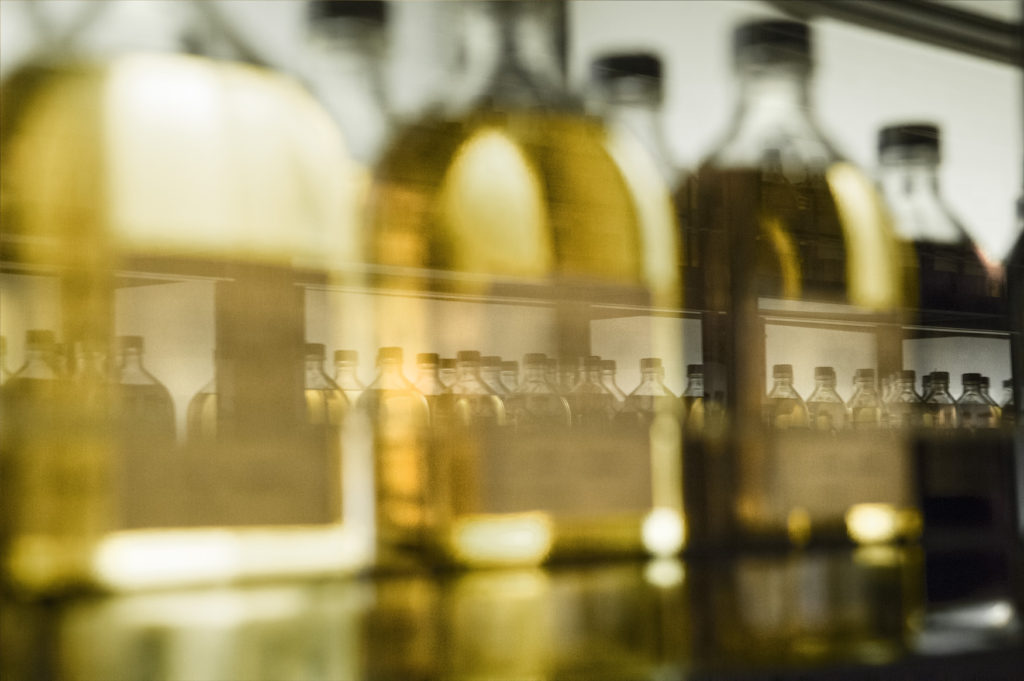 bottles and bottles of Yamazaki whisky