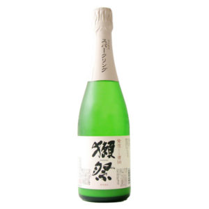 bottle of Dassai Sparkling sake