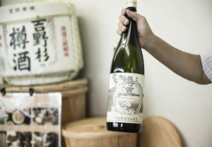 a 1.8 liter bottle of sake