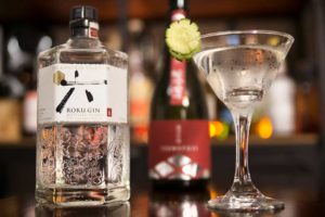 a saki martini with Japanese gin and ginjo saki