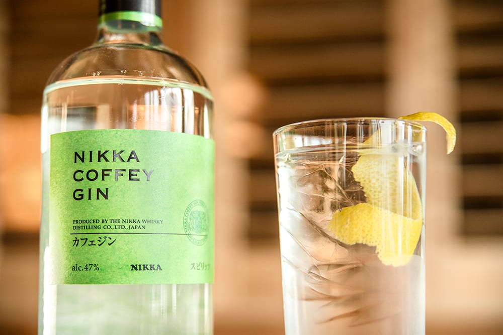 a Japanese gin and tonic