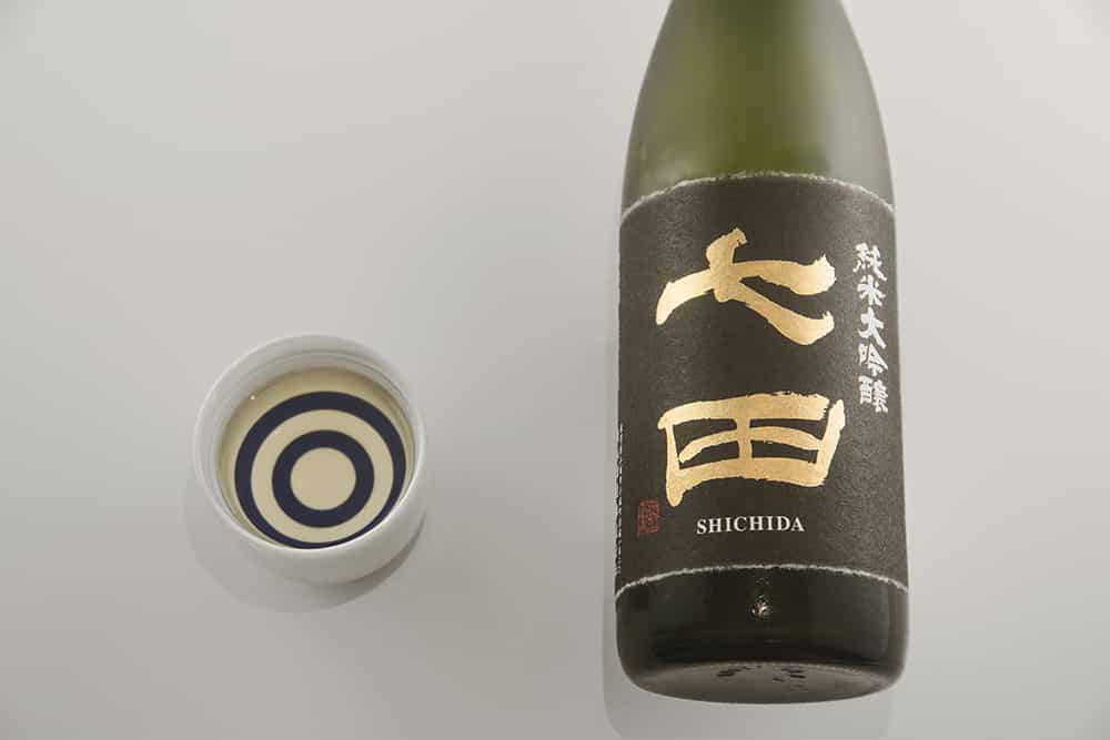 a bottle of Sage junmai daiginjo sake
