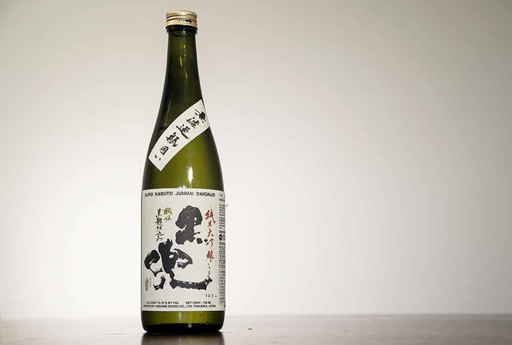 a bottle of Fukuoka sake