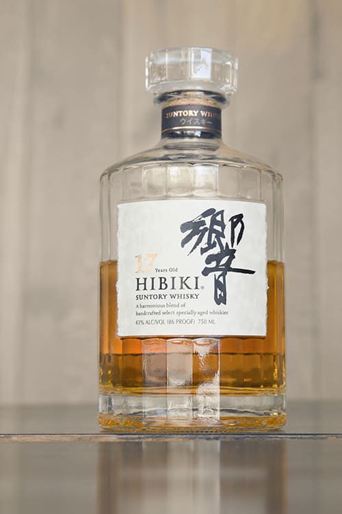 a bottle of rare discontinued Japanese whisky