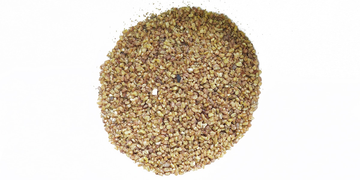 a pile of buckwheat (soba) seeds