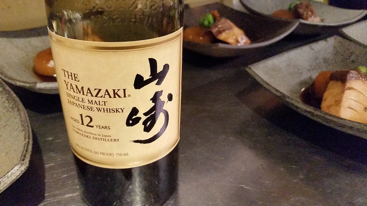 Yamazaki 12 and Black Cod Yuan Yaki The Japanese Bar