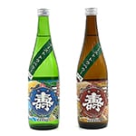 two sake bottles made from Sake Yeast #6